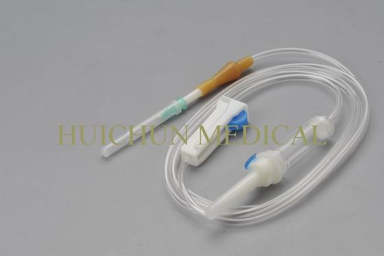 Συστροφών ανθεκτικά σύνολα έγχυσης PVC ιατρικά μίας χρήσης