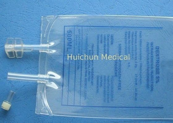 Υψηλής θερμοκρασίας τσάντες έγχυσης PVC πλαστικοποίησης 1000ml
